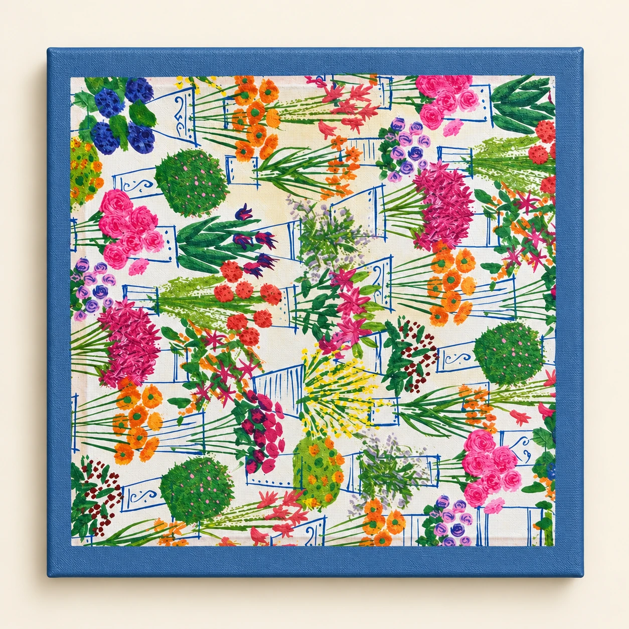 Un jardín de ramos · Azul océano