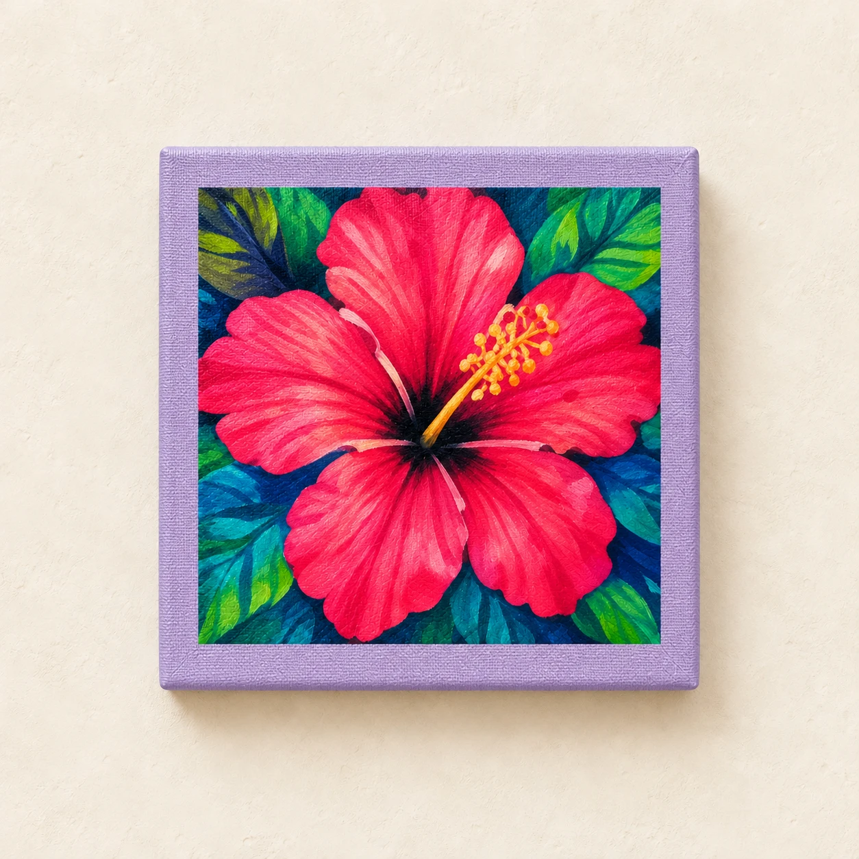 Hibisco tropical · Lavanda